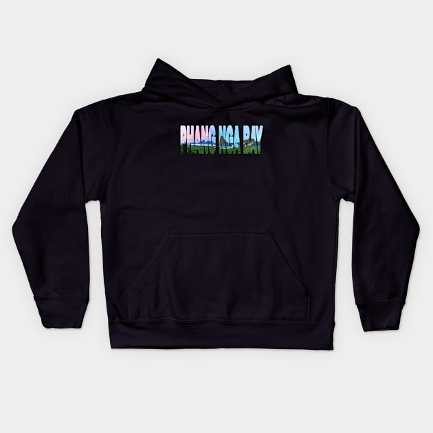 PHANG NGA BAY - Thailand Samet Nangshe Viewpoint Kids Hoodie by TouristMerch